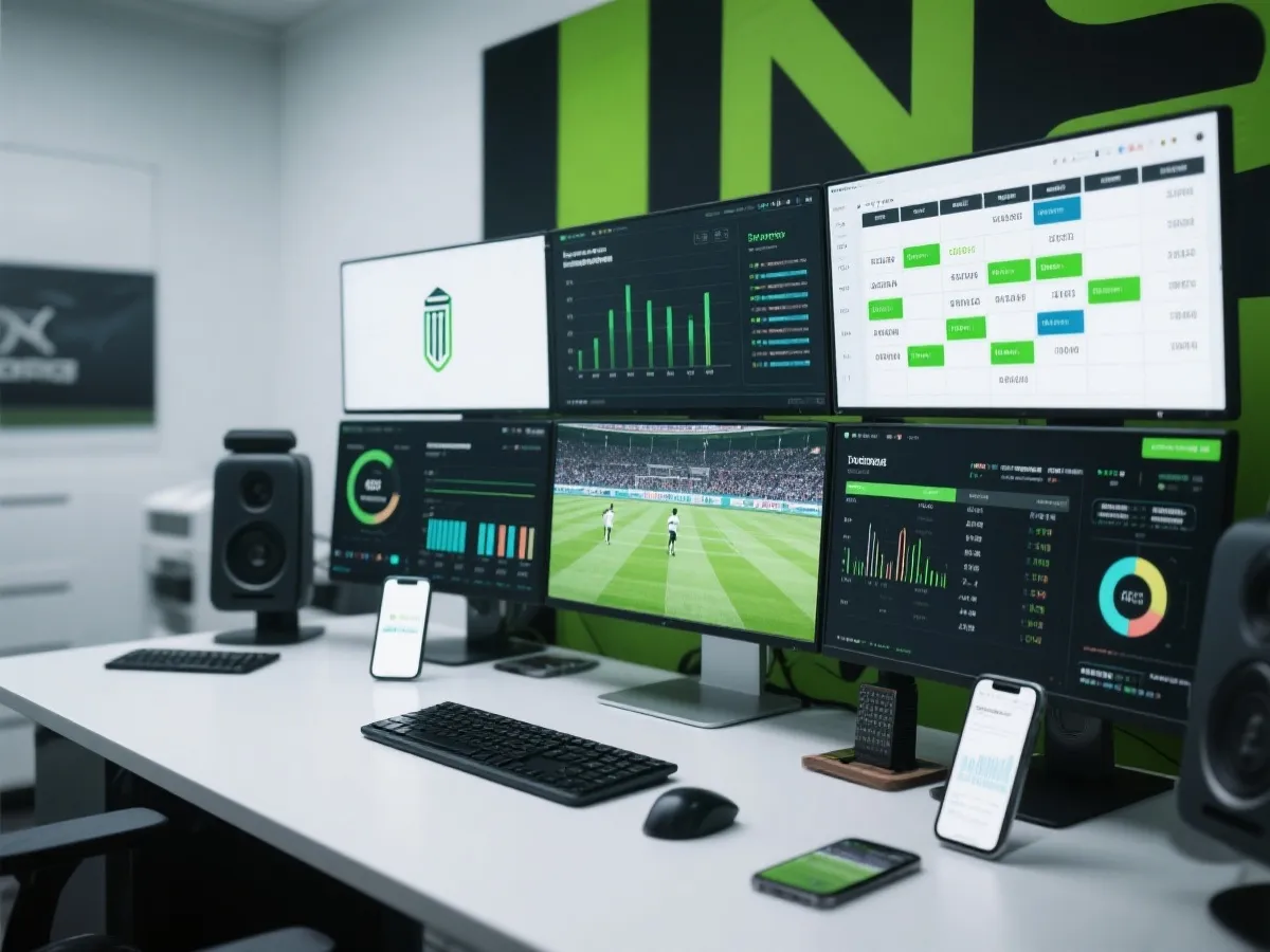 体育资讯与移动体验示意图